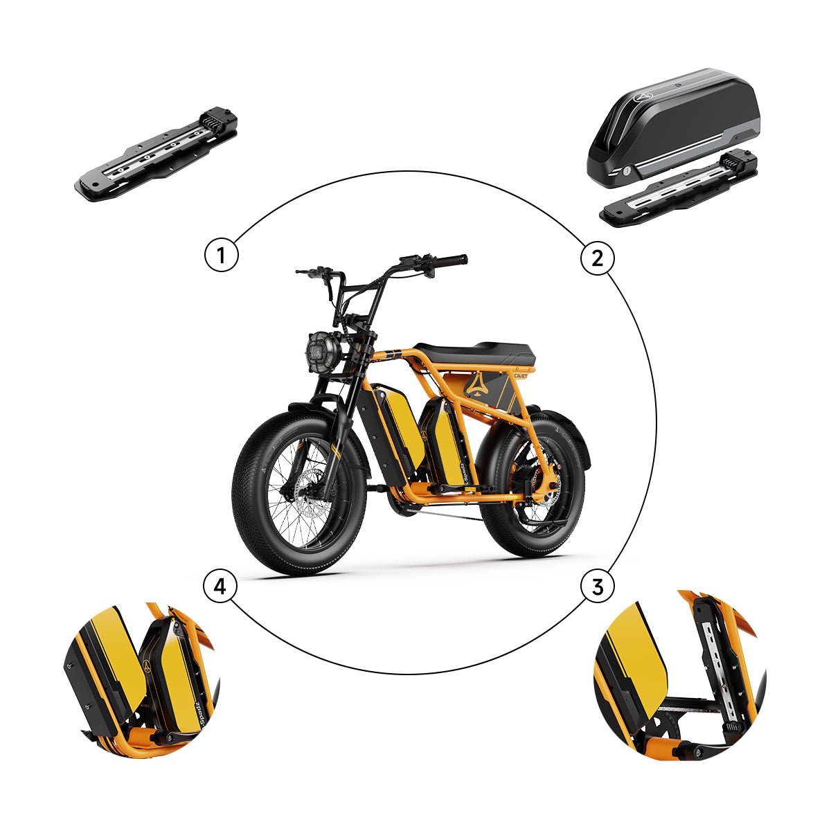 Cavet Air 2nd Battery Mount